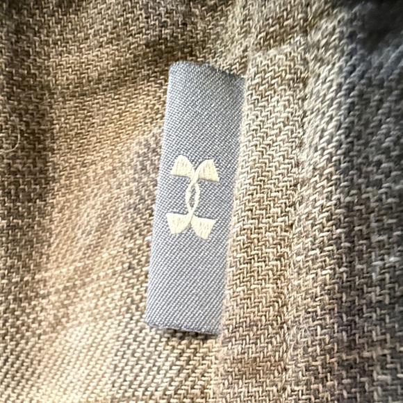 Under Armour Flannel Button-Down Shirt | Olive/Plaid | Men's Size - Large - Picture 8 of 14